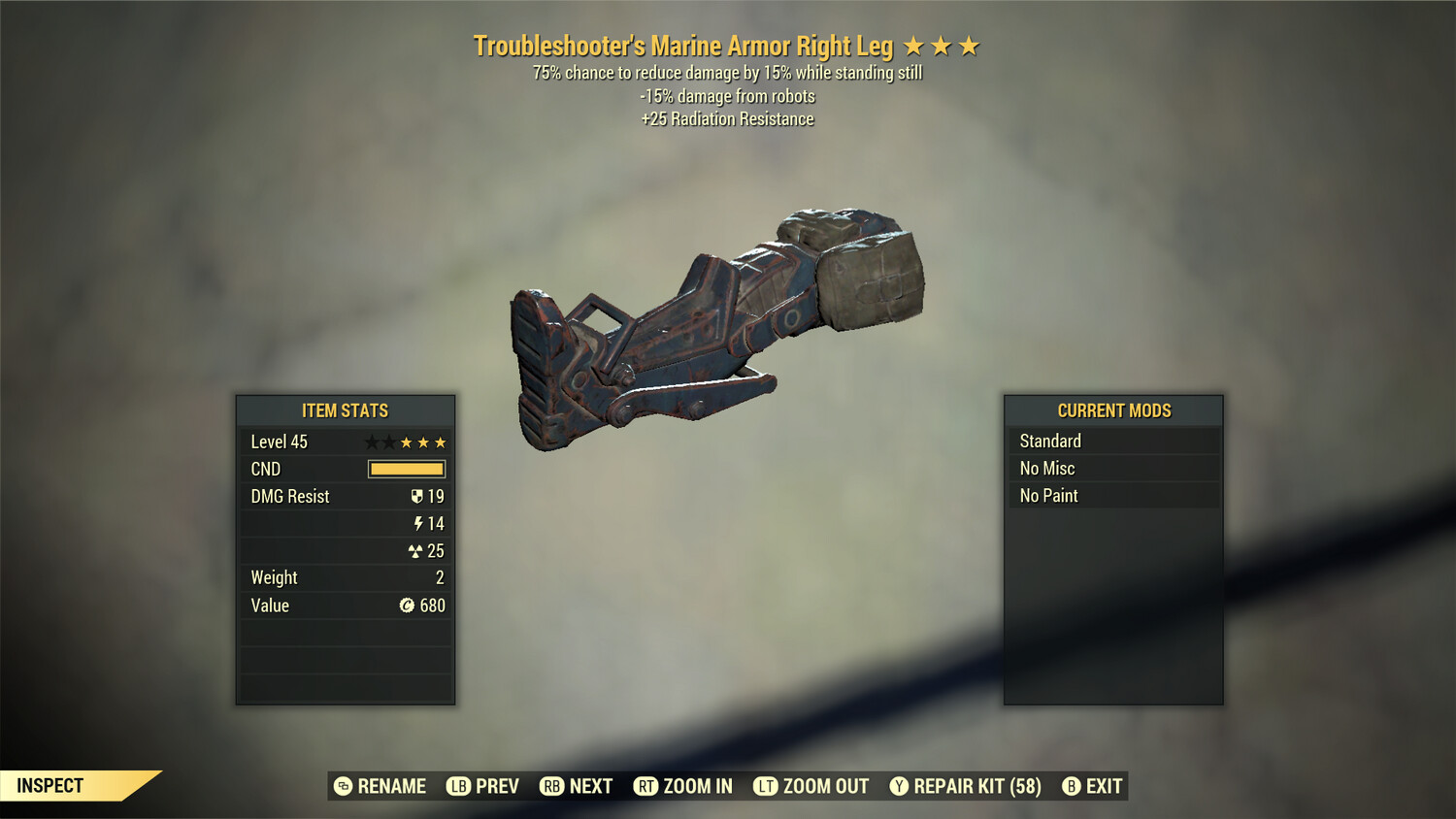 Troubleshooters Radiation/Sentinel Marine RL