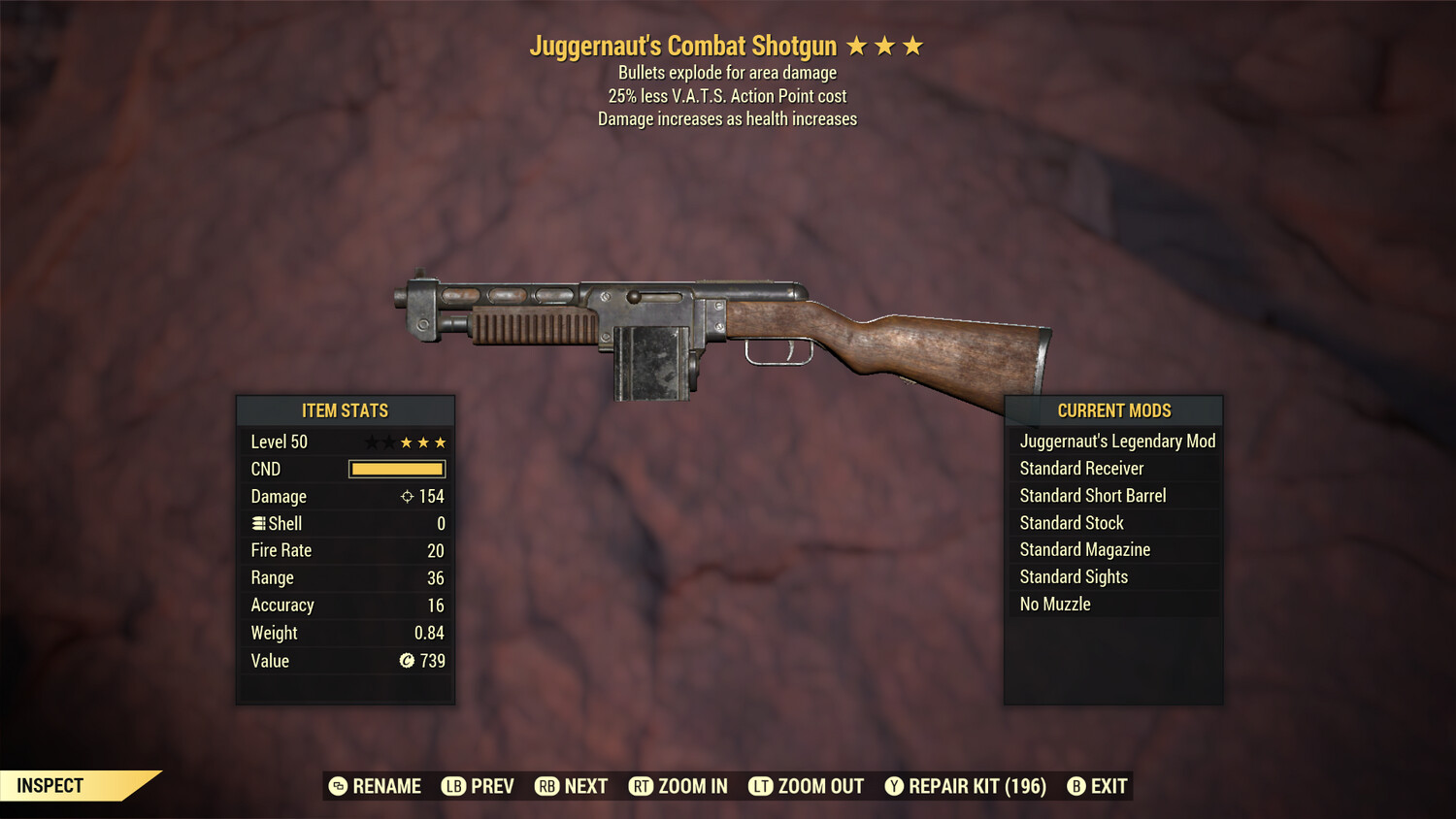 Juggernaut Explosive 25 Combat Shotgun