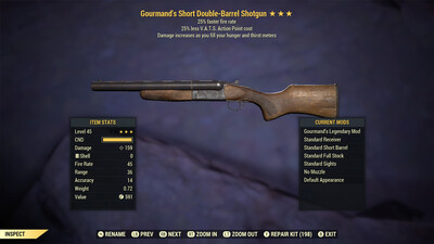 Gourmand 25/25 Double Barrel Shotgun