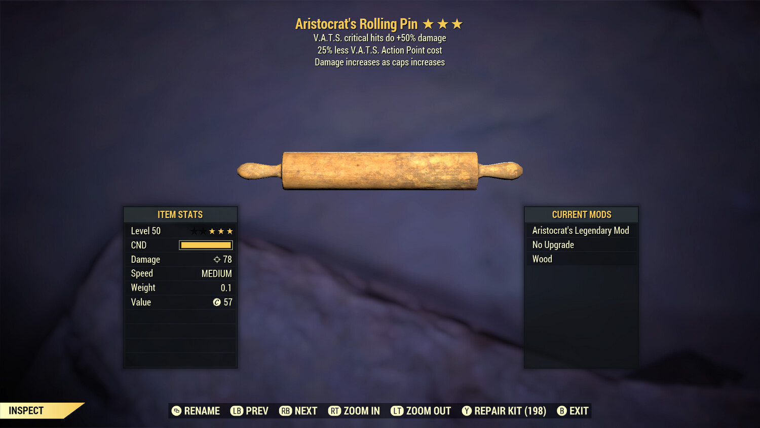 Aristocrat 50/25 Rolling Pin