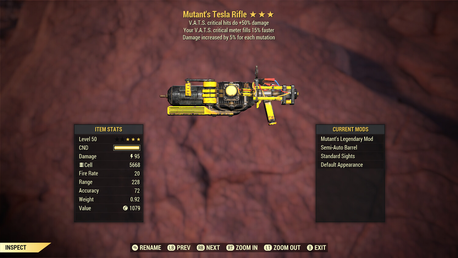 Mutant 50/15 Tesla Rifle