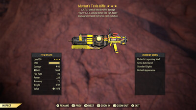 Mutant 50/15 Tesla Rifle