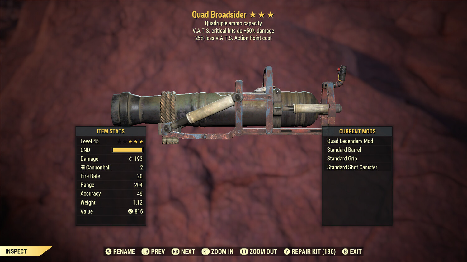 Quad 50/25 Broadsider