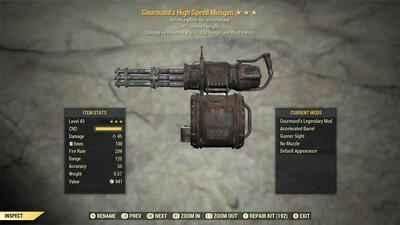 Gourmand Explosive 90 Minigun