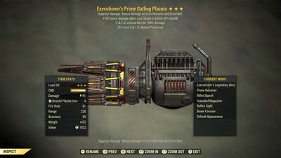 Executioners 50/25 Gatling Plasma