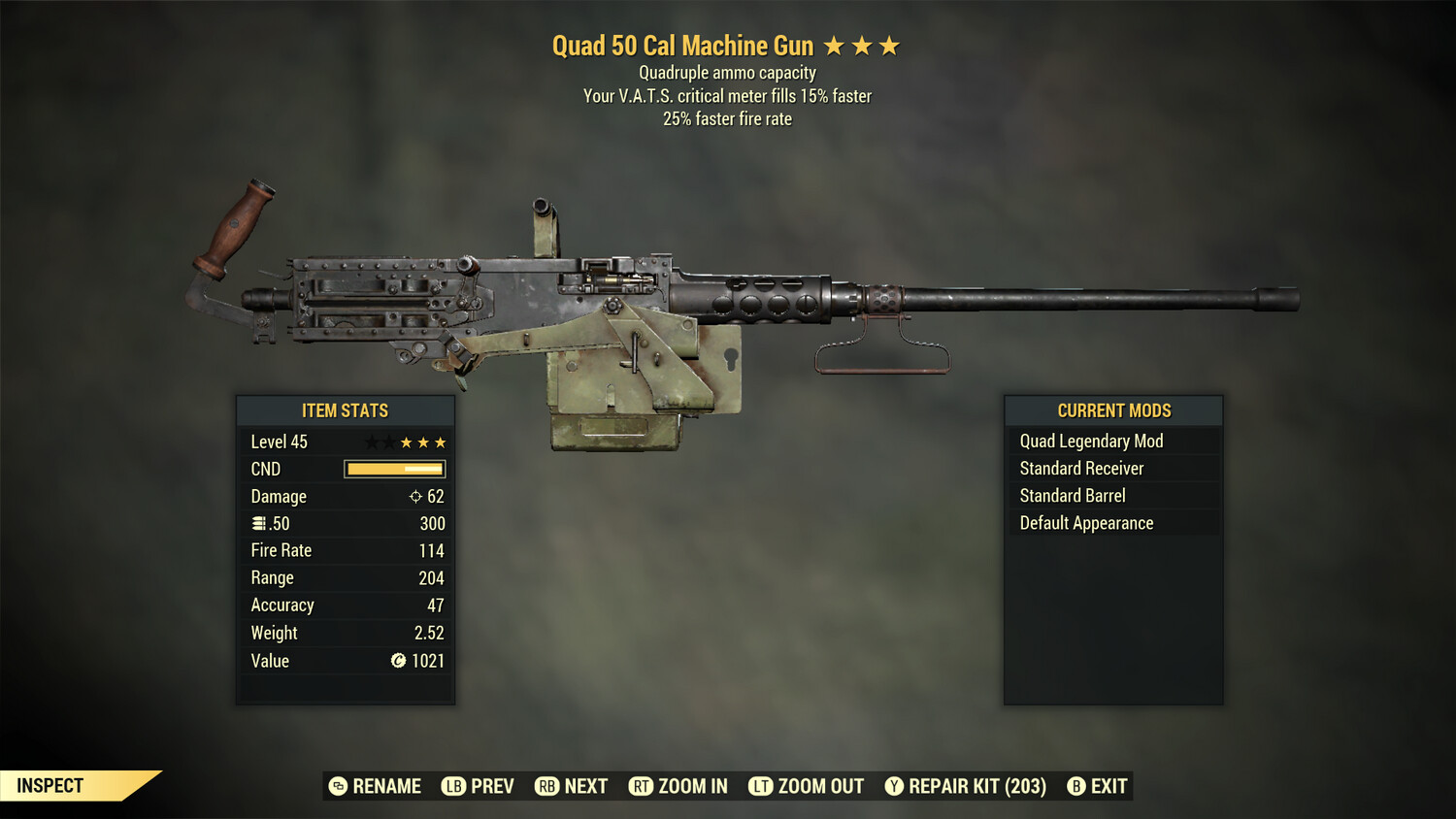 Quad 25/15c 50-cal Machine Gun