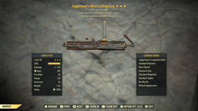 Juggernaut 50/15 Gatling Gun