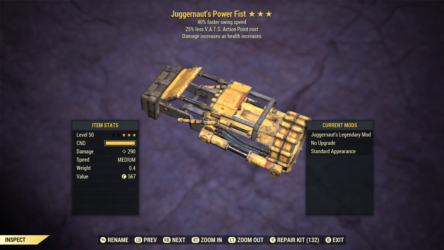 Juggernaut SS/25 Power Fist
