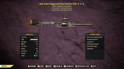 Anti Armor Explosive 25 Pipe Revolver Rifle