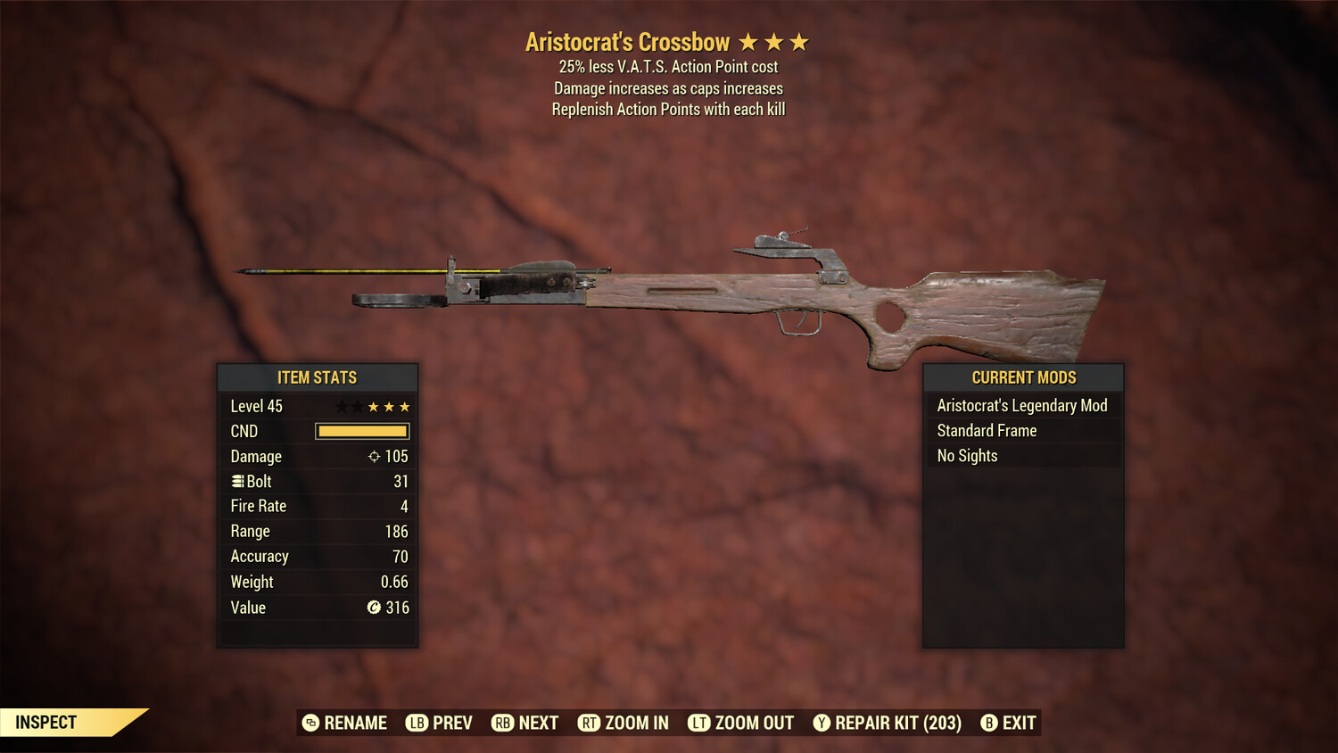 Aristocrat AP Refresh/25 Crossbow