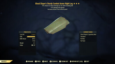 Ghoul Slayers AP Refresh/Sentinel Combat RL