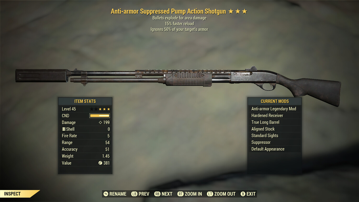 Anti Armor Explosive 15 Pump Action Shotgun