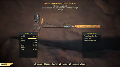 Furious 1S/SS Super Sledge