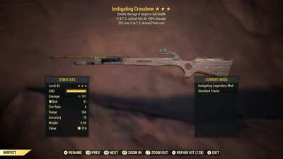 Instigating 50/25 Crossbow