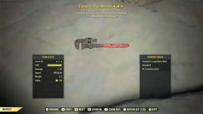 Vampire 25/15 Pipe Wrench