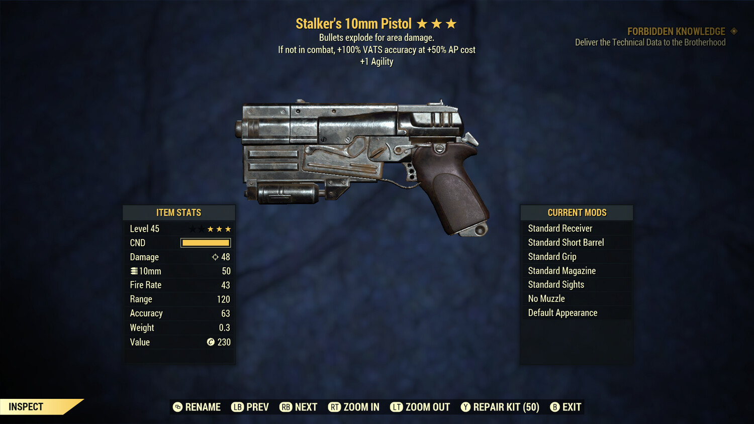 Stalker Explosive 1A 10mm Pistol