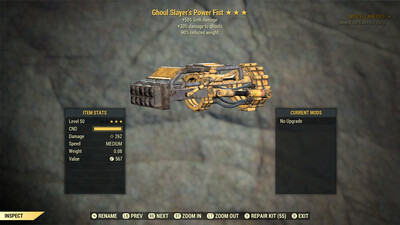 Ghoul Slayer 50/90 Power Fist