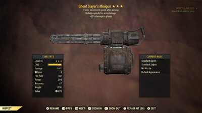 Ghoul Slayers Explosive FMSWA Minigun