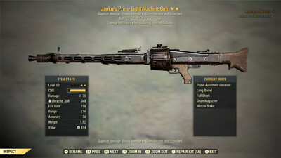 Junkie Explosive Light Machine Gun