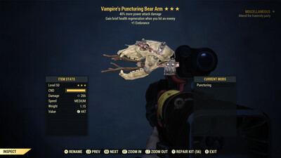 Vampire PA/1E Bear Arm