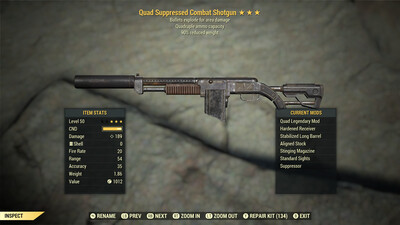 Quad Explosive 90 Combat Shotgun