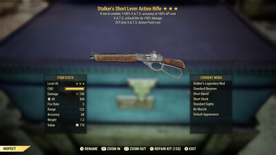 Stalker 50/25 Lever Action Rifle
