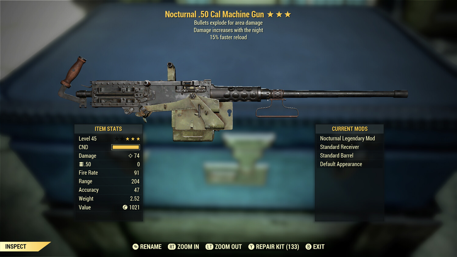 Nocturnal Explosive 15r 50-cal Machine Gun