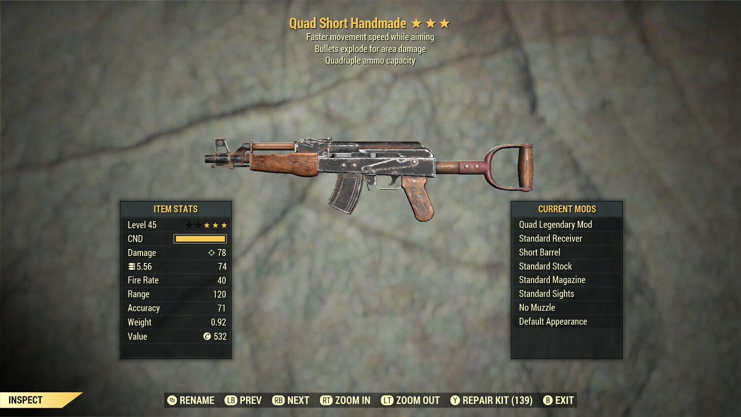 Quad Explosive FMSWA Handmade