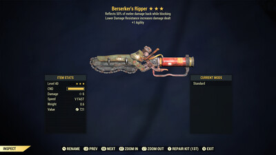 Legacy Berserkers 1A/block Ripper