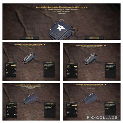 Assassins Sentinel Combat Armor Set