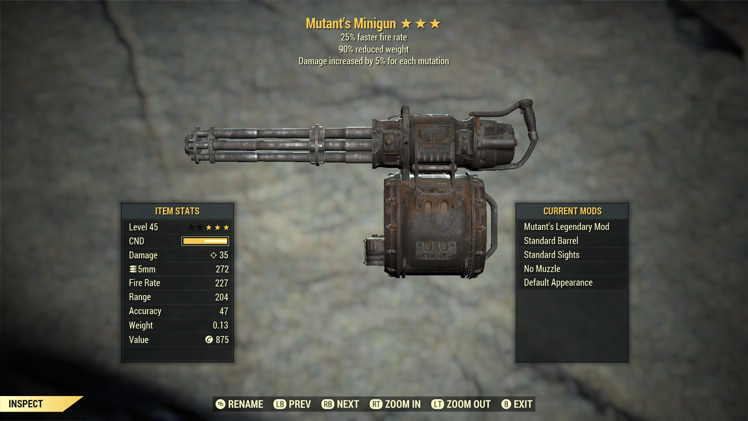 Mutant 25/90 Minigun