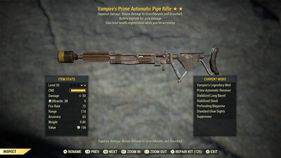 Vampire Explosive Pipe Rifle