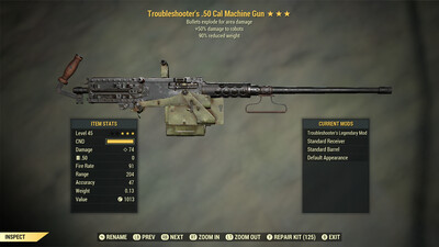 Troubleshooters Explosive 90 50-cal Machine Gun