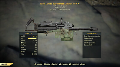 Ghoul Slayers 25/25 Auto Grenade Launcher