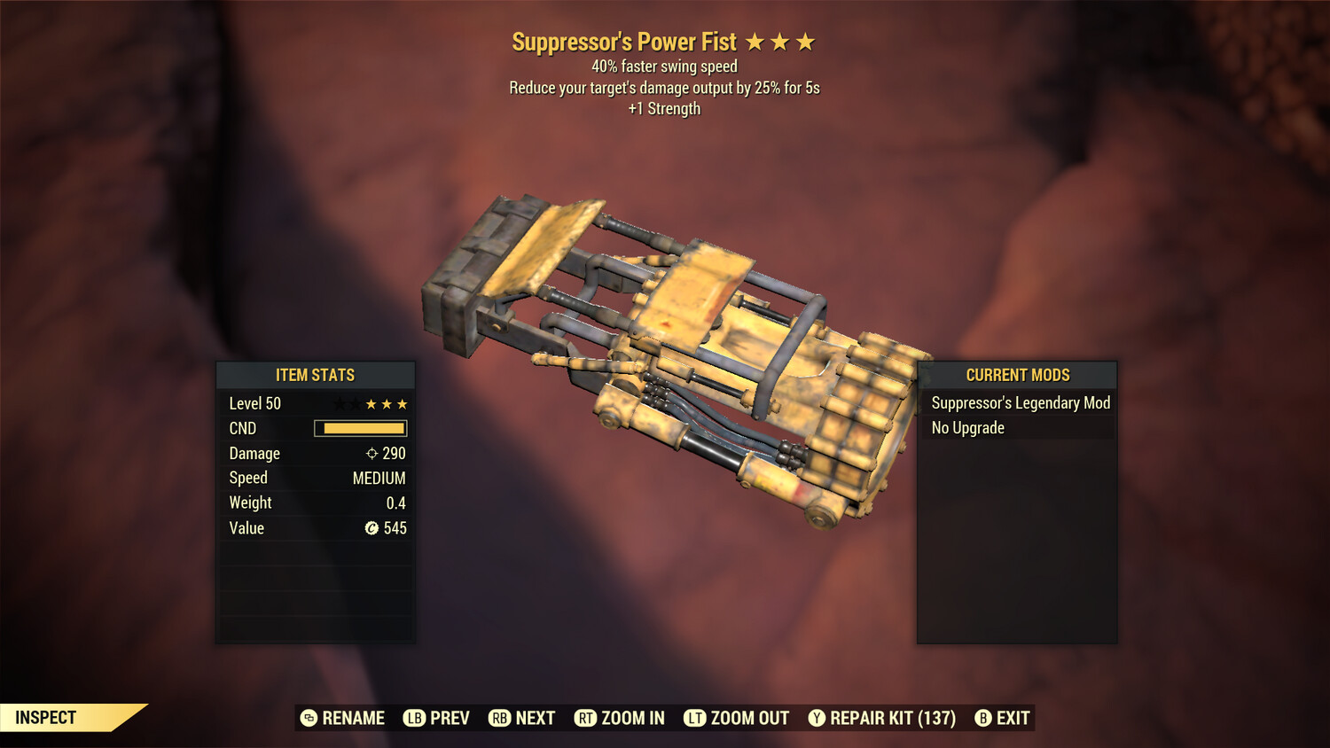 Suppressor SS/1S Power Fist