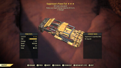 Suppressor SS/1S Power Fist
