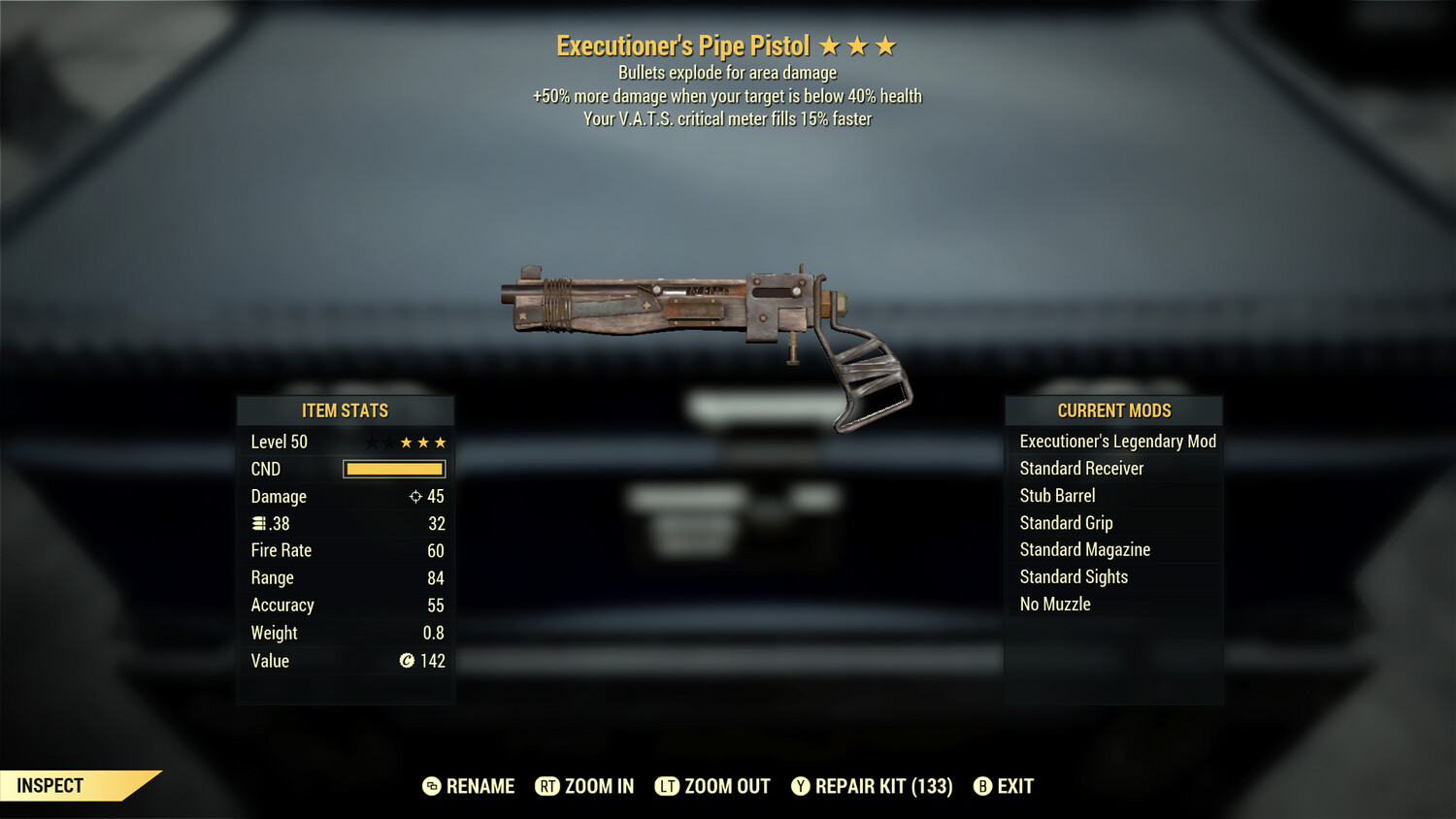 Executioners Explosive 15 Pipe Pistol/Rifle