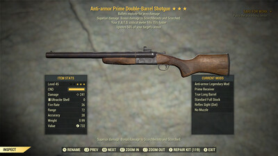 Anti Armor Explosive 15c Double Barrel Shotgun