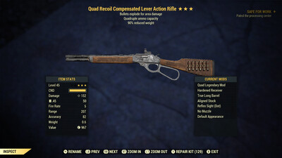 Quad Explosive 90 Lever Action Rifle