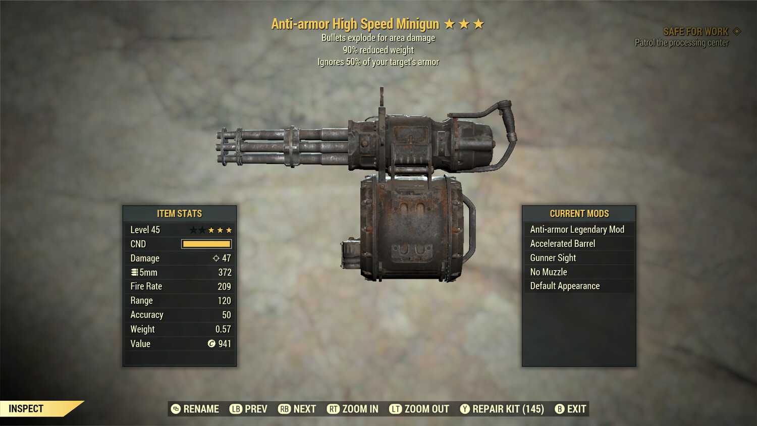 Anti Armor Explosive 90 Minigun