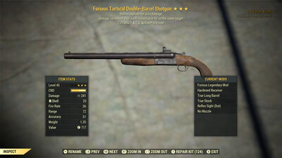 Furious Explosive 25 Double Barrel Shotgun
