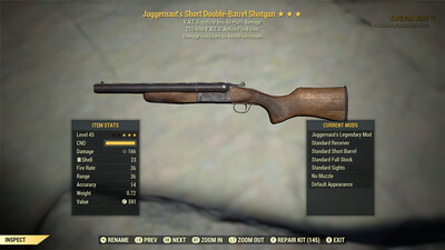 Juggernaut 50/25 Double Barrel Shotgun