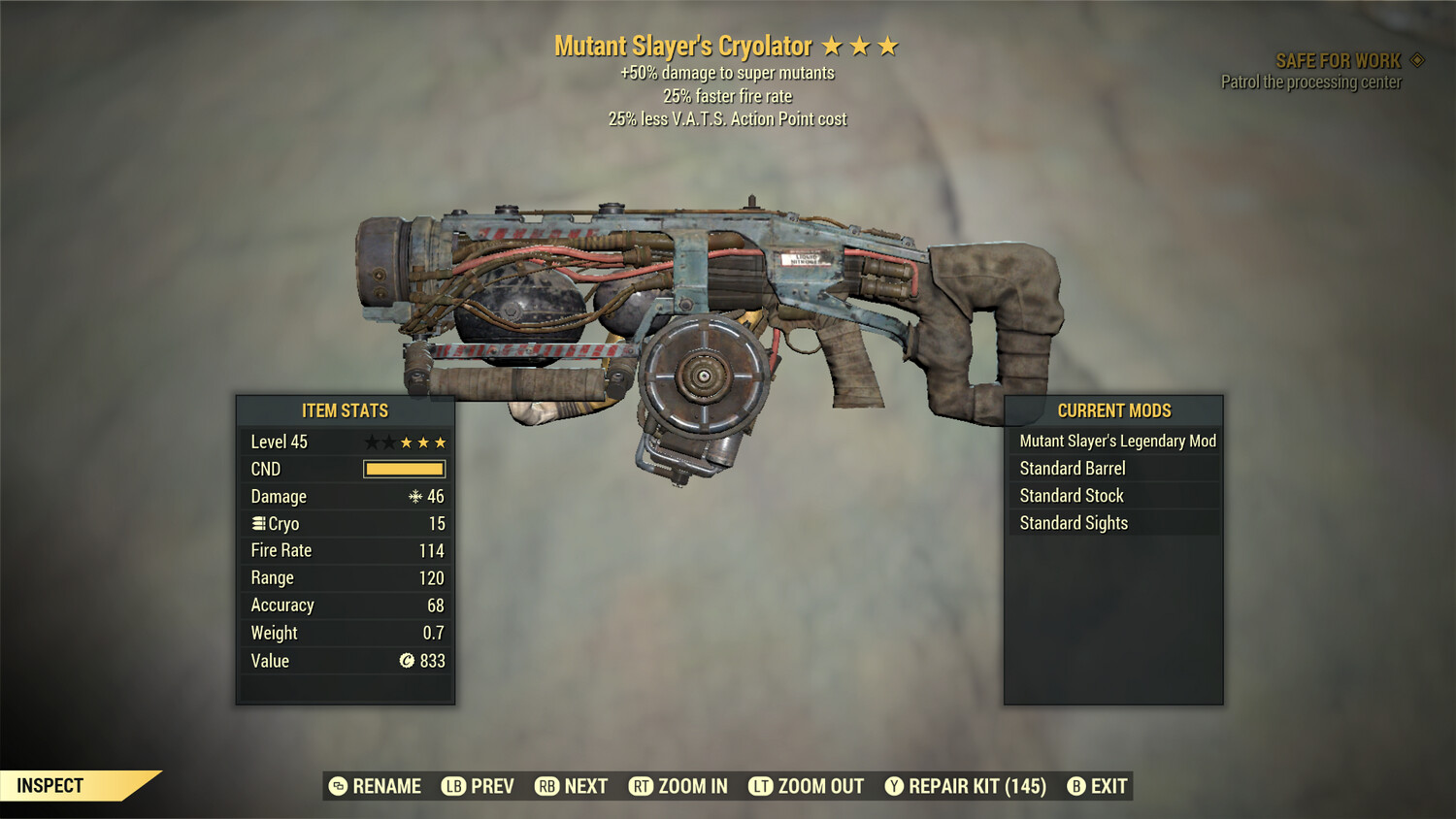 Mutant Slayers 25/25 Cryolator