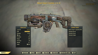 Mutant Slayers 25/25 Cryolator