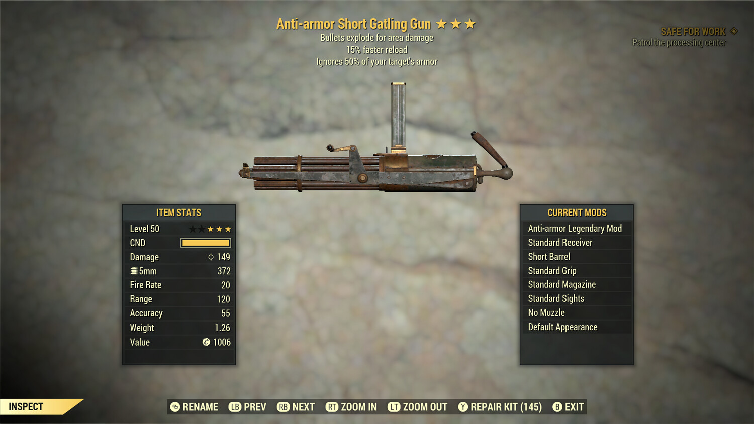 Anti Armor Explosive 15r Gatling Gun