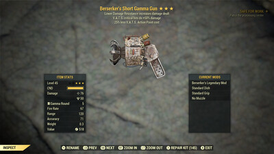 Berserker 50/25 Gamma Gun