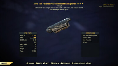 Auto Stim 1S/JWR Metal RA