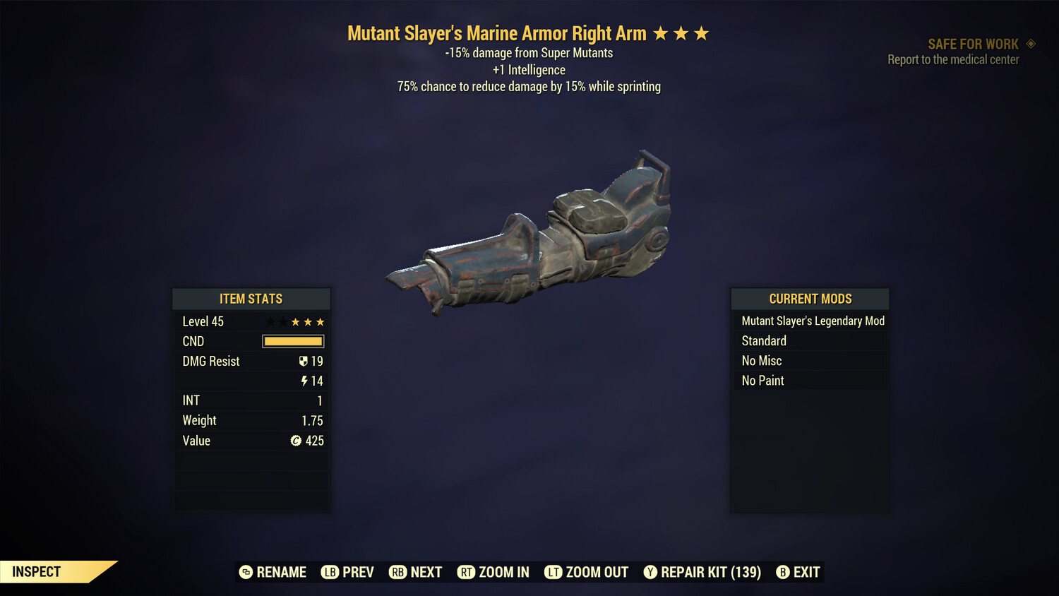 Mutant Slayers 1I/Cavalier Marine RA