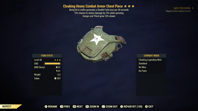 Cloaking Hunger/Cavalier Combat C
