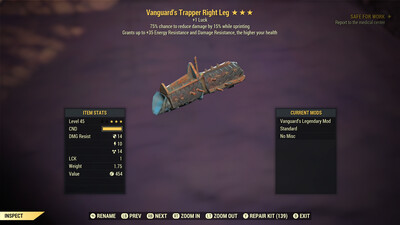 Vanguard 1L/Cavalier Trapper RL